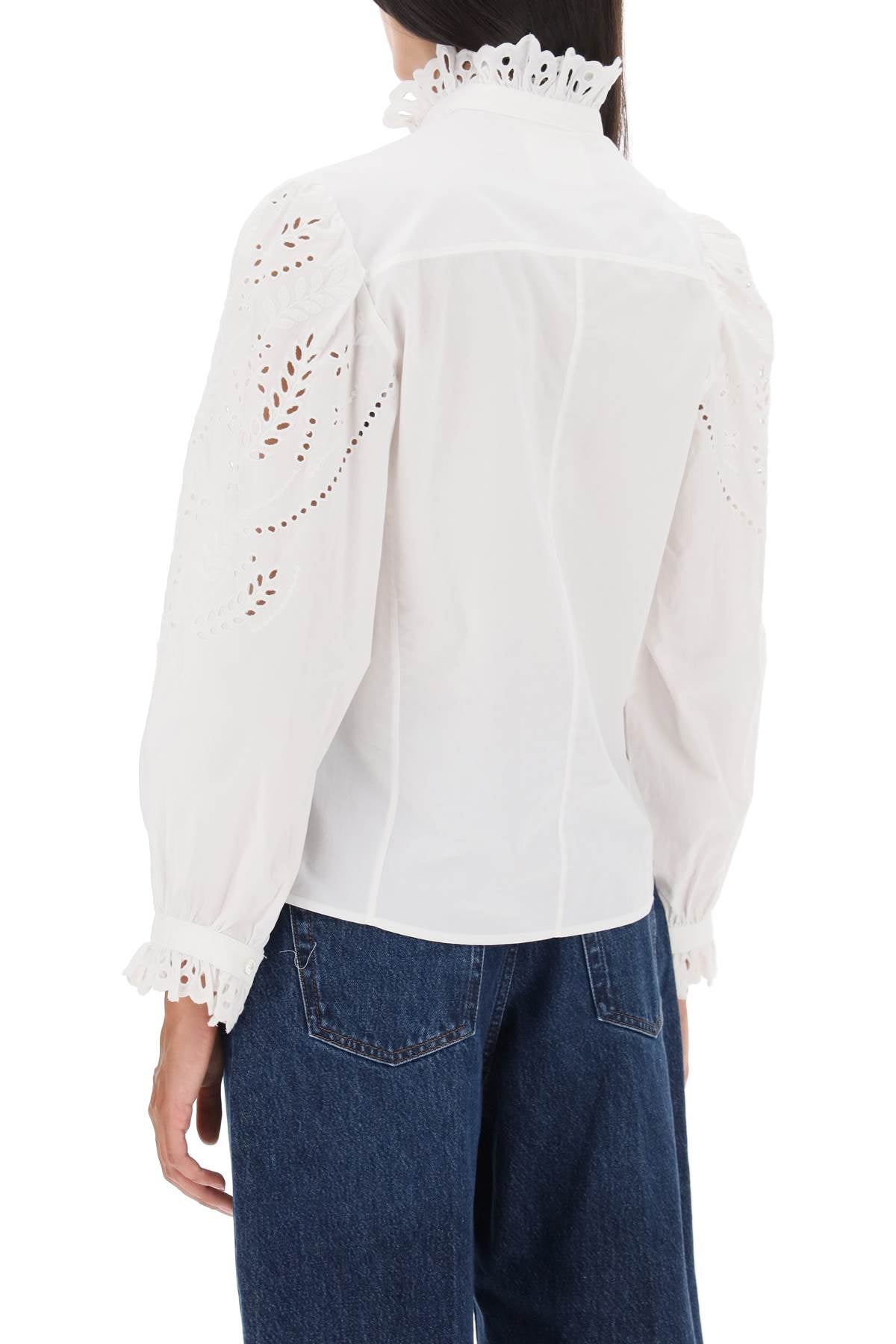 Marant ETOILE Isabel marant etoile 'raissa' broderie anglaise shirt