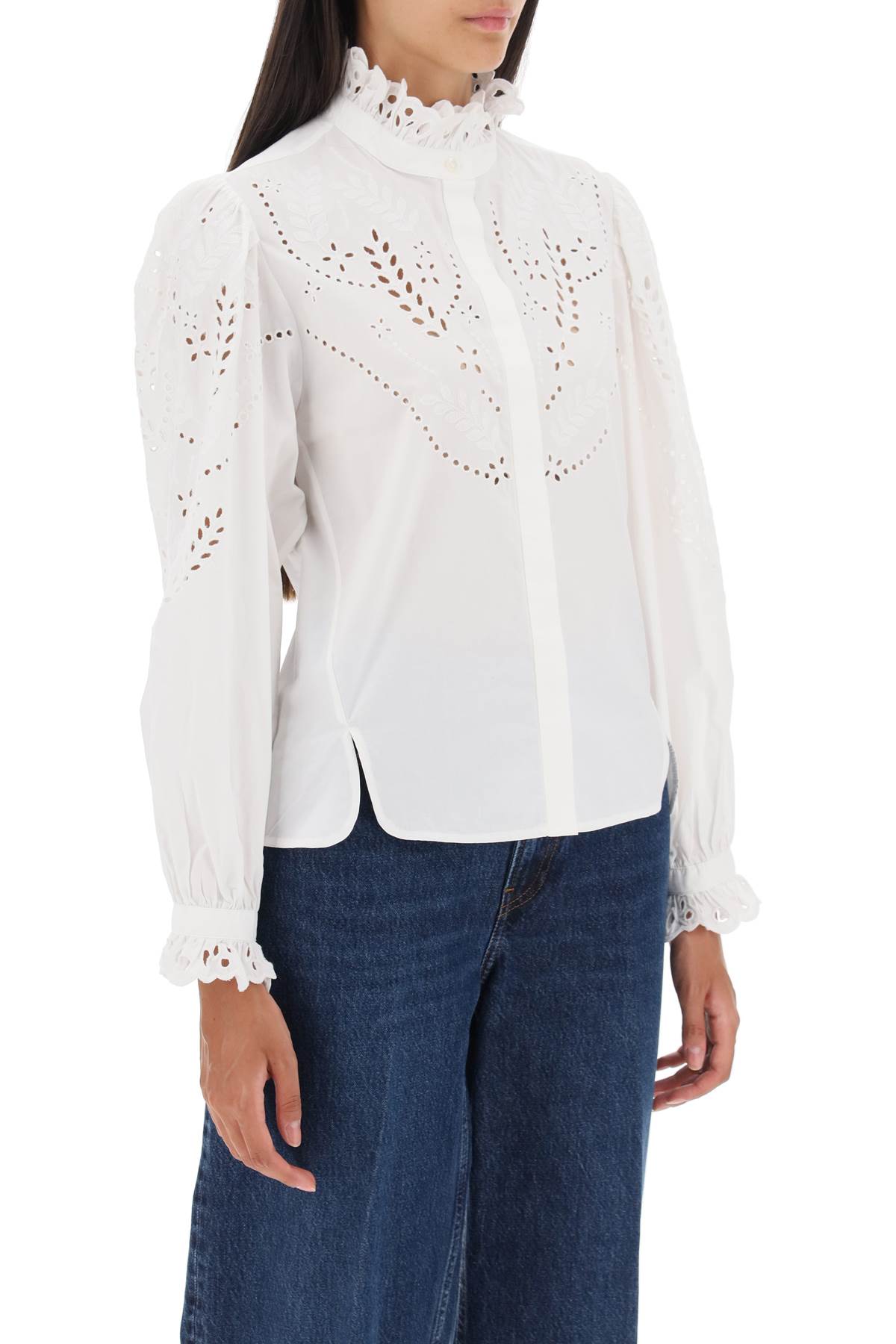 Marant ETOILE Isabel marant etoile 'raissa' broderie anglaise shirt