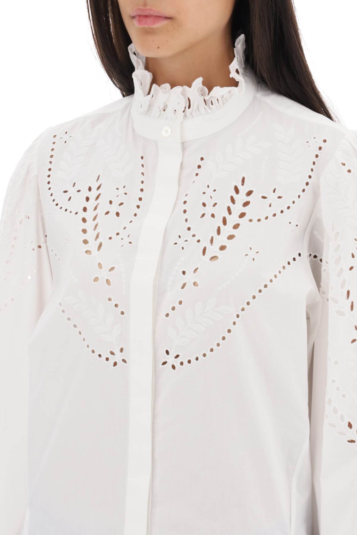 Marant ETOILE Isabel marant etoile 'raissa' broderie anglaise shirt