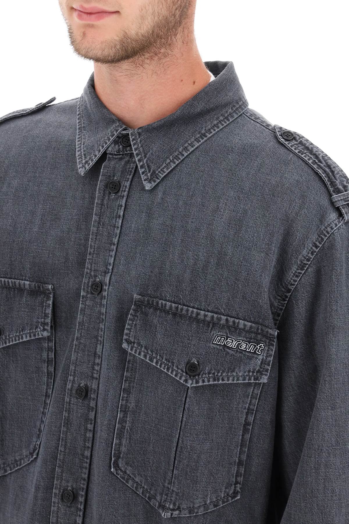 Marant Marant 'cesar' chambray shirt