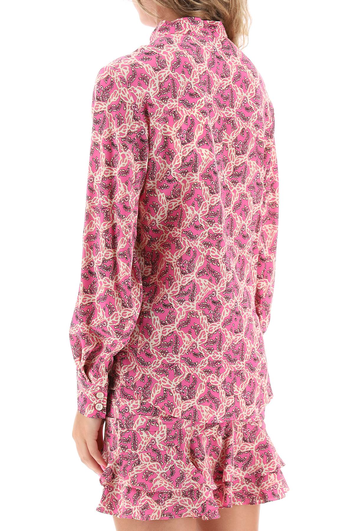 Isabel Marant Isabel marant ilda silk shirt with paisley print