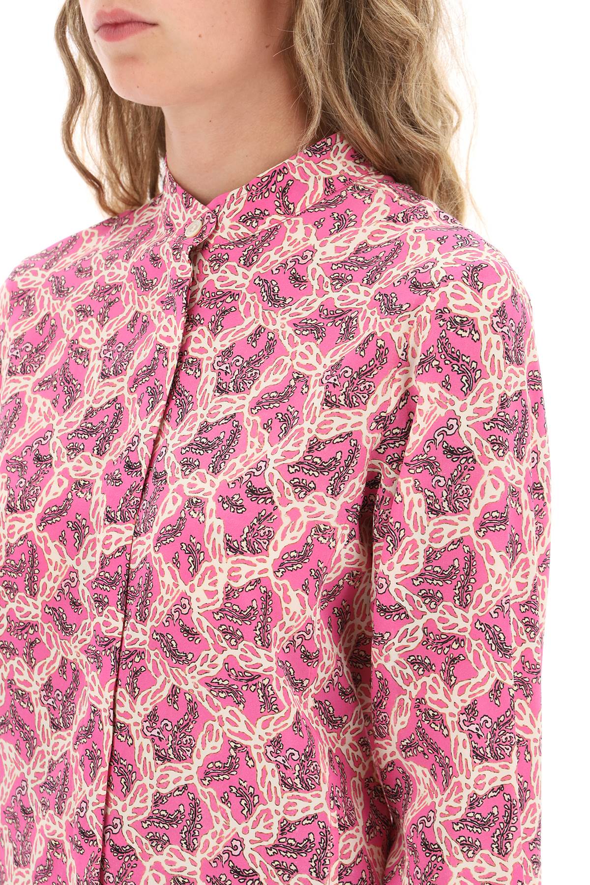 Isabel Marant Isabel marant ilda silk shirt with paisley print