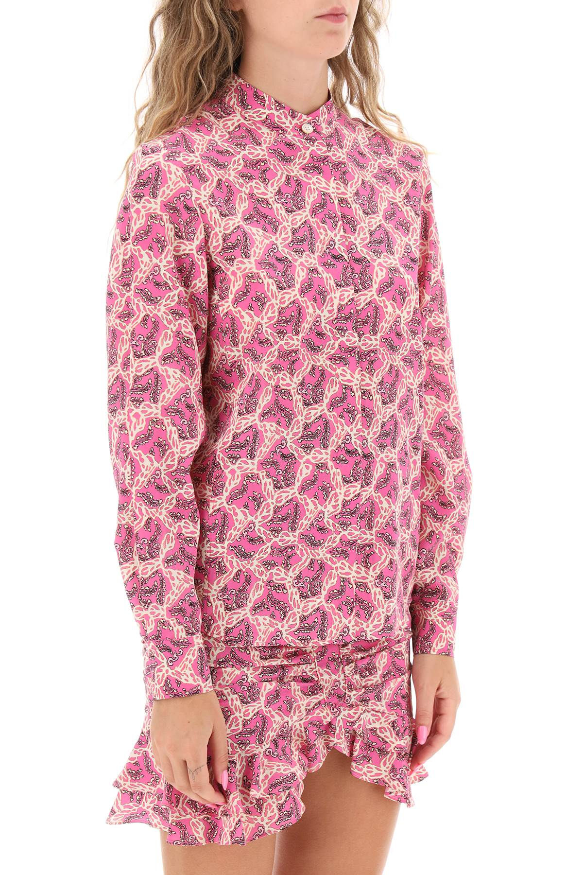 Isabel Marant Isabel marant ilda silk shirt with paisley print