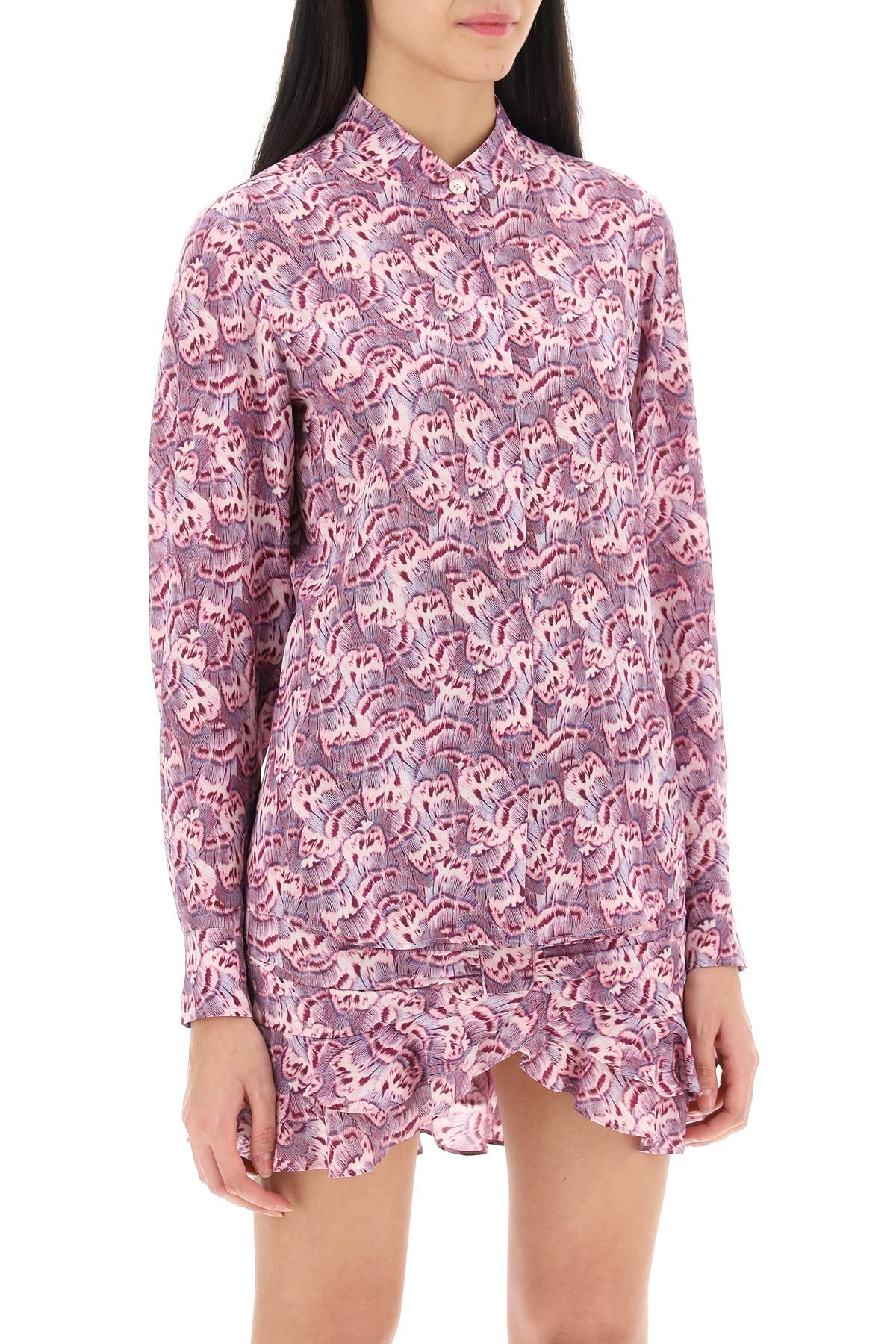 Isabel Marant Isabel marant ilda floral georgette shirt