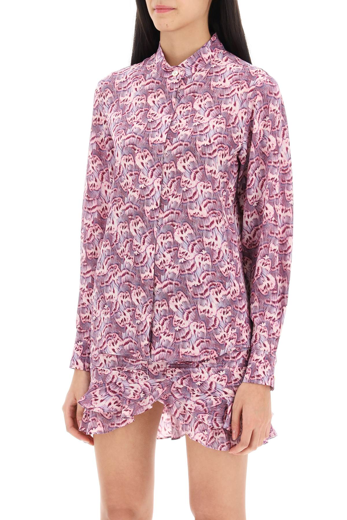 Isabel Marant Isabel marant ilda floral georgette shirt