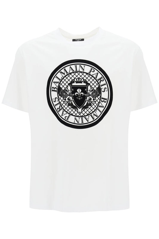 Balmain Balmain t-shirt with flocked coin print