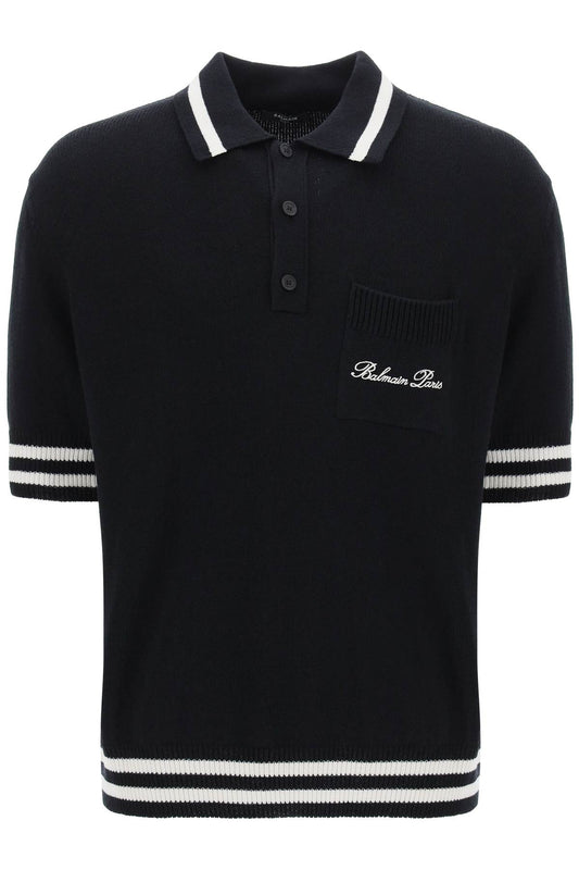 Balmain Balmain knitted polo shirt