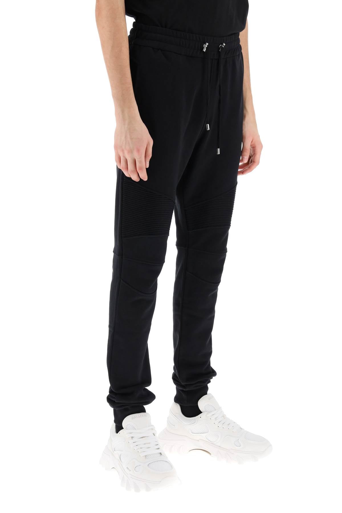 Balmain Balmain joggers with topstitched inserts