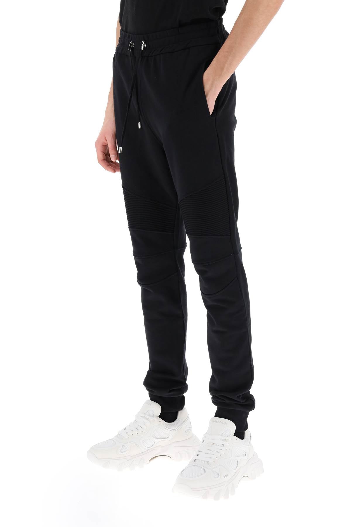 Balmain Balmain joggers with topstitched inserts