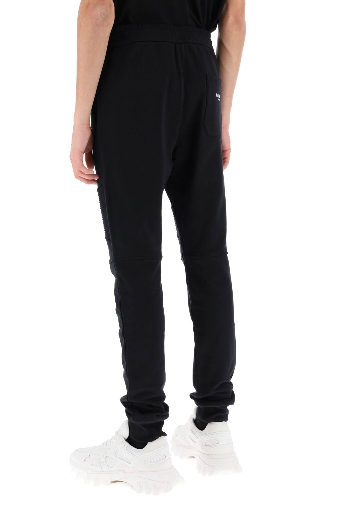 Balmain Balmain joggers with topstitched inserts