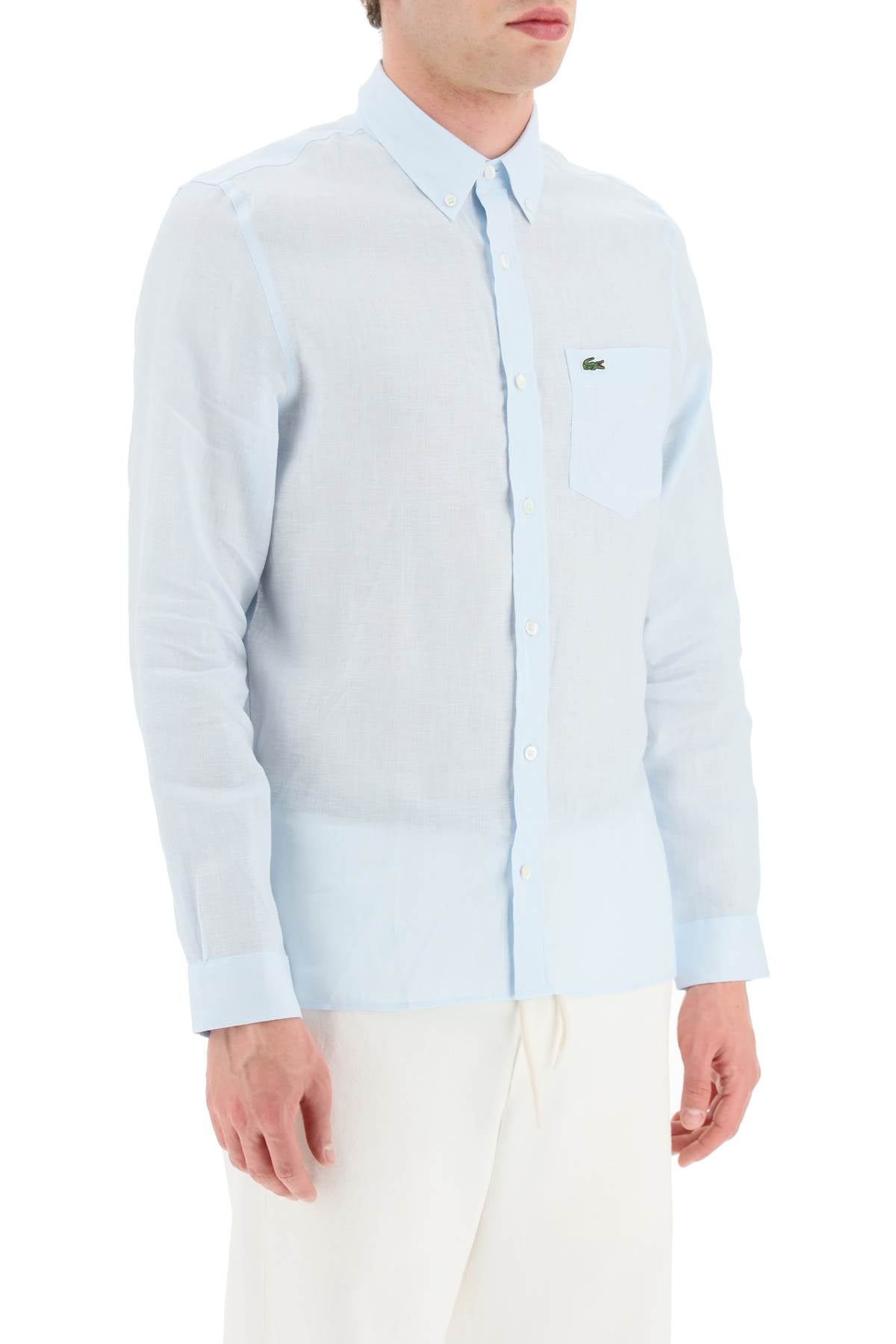 Lacoste Lacoste light linen shirt