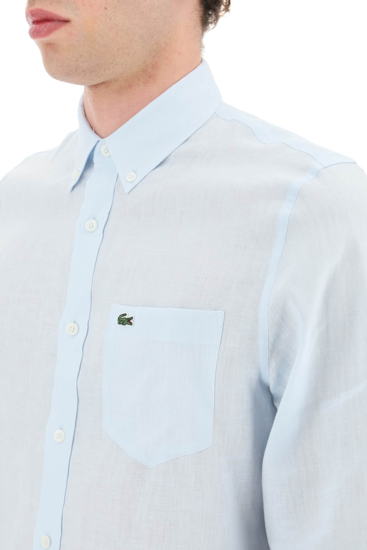 Lacoste Lacoste light linen shirt