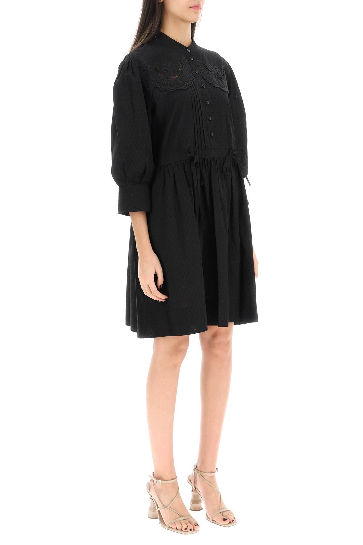 See By Chloe See by chloe embroidered shirt dress