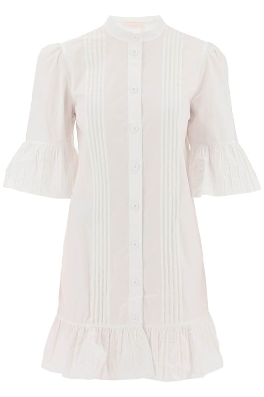 See By Chloe See by chloe bell sleeve shirt dress in organic cotton