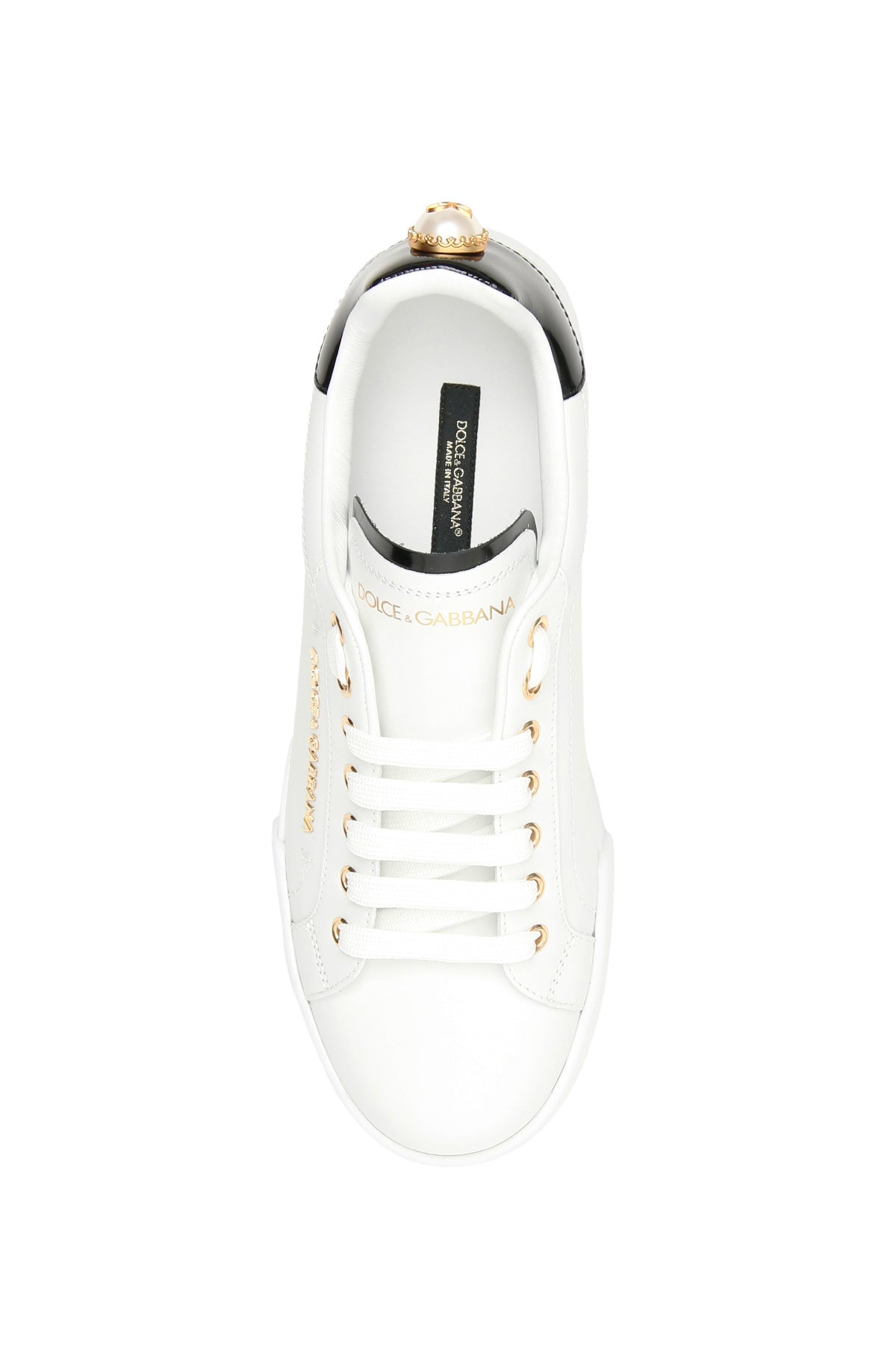 Dolce & Gabbana Dolce & gabbana portofino sneakers with pearl