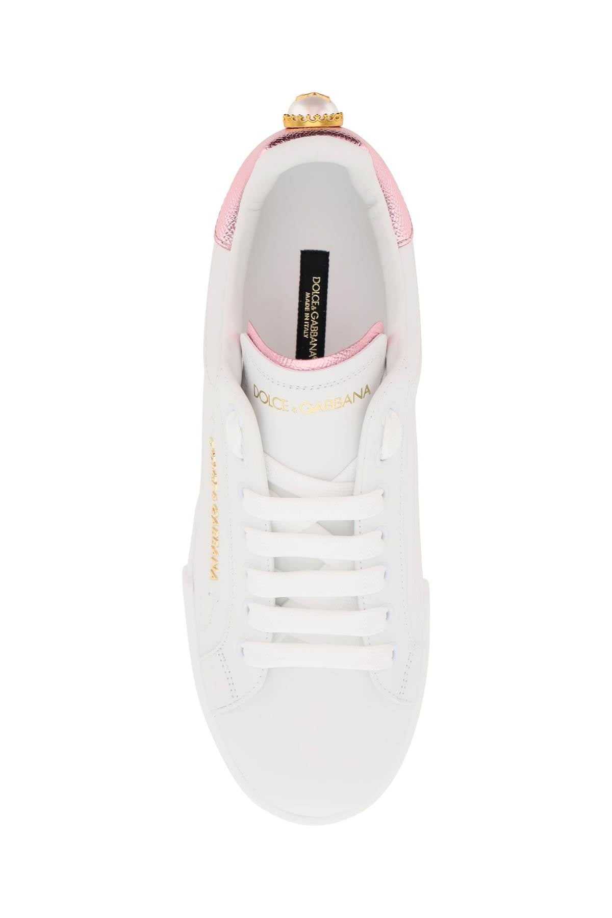 Dolce & Gabbana Dolce & gabbana portofino sneakers with pearl