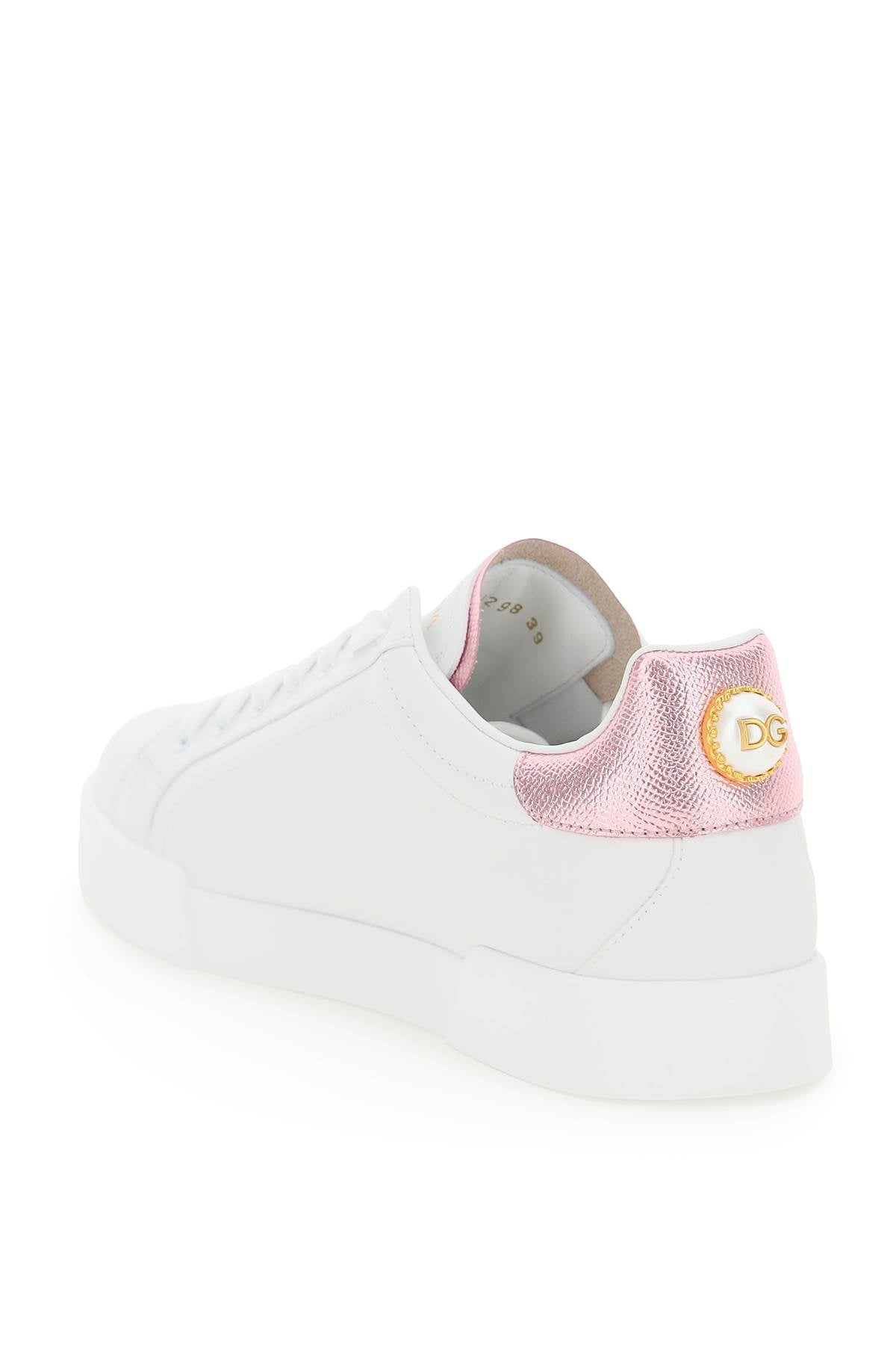 Dolce & Gabbana Dolce & gabbana portofino sneakers with pearl