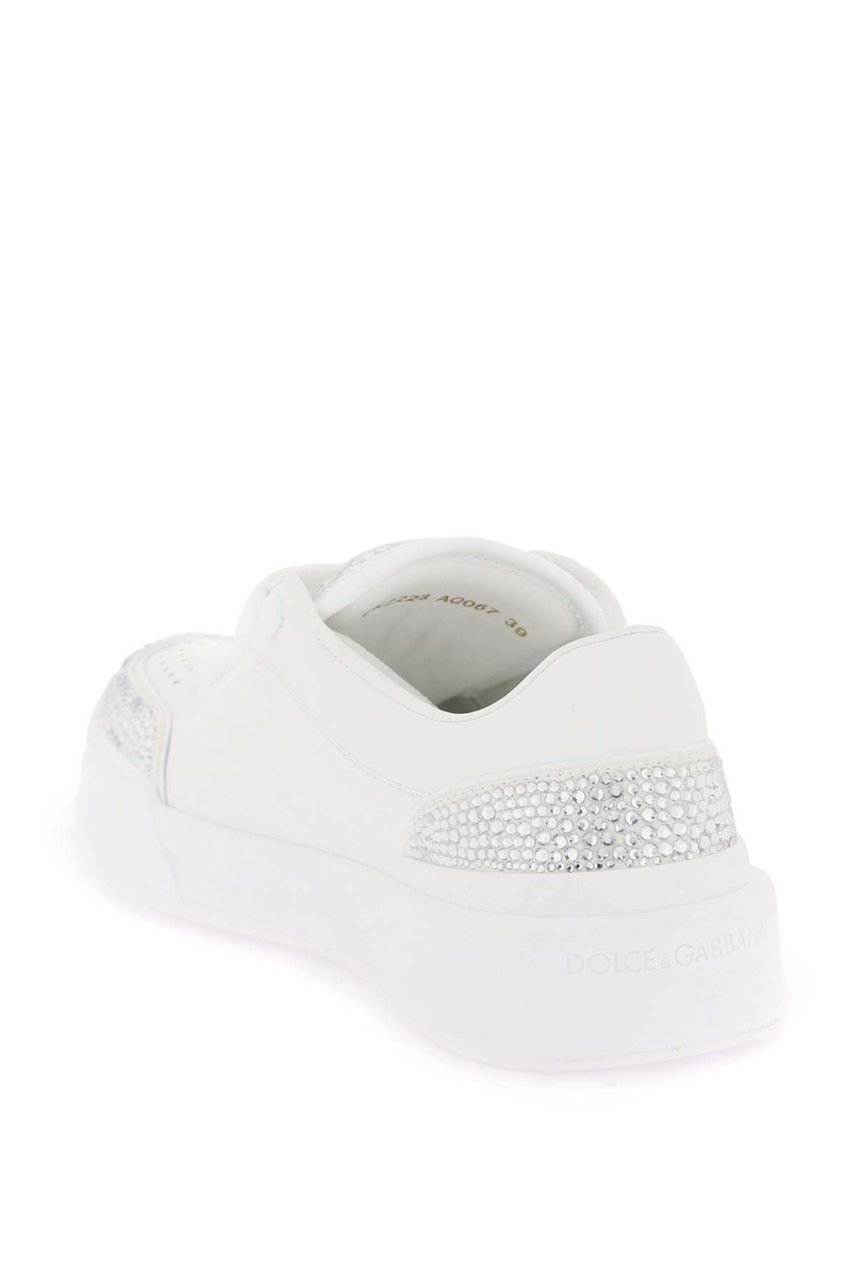 Dolce & Gabbana Dolce & gabbana new roma sneakers with rhinestones