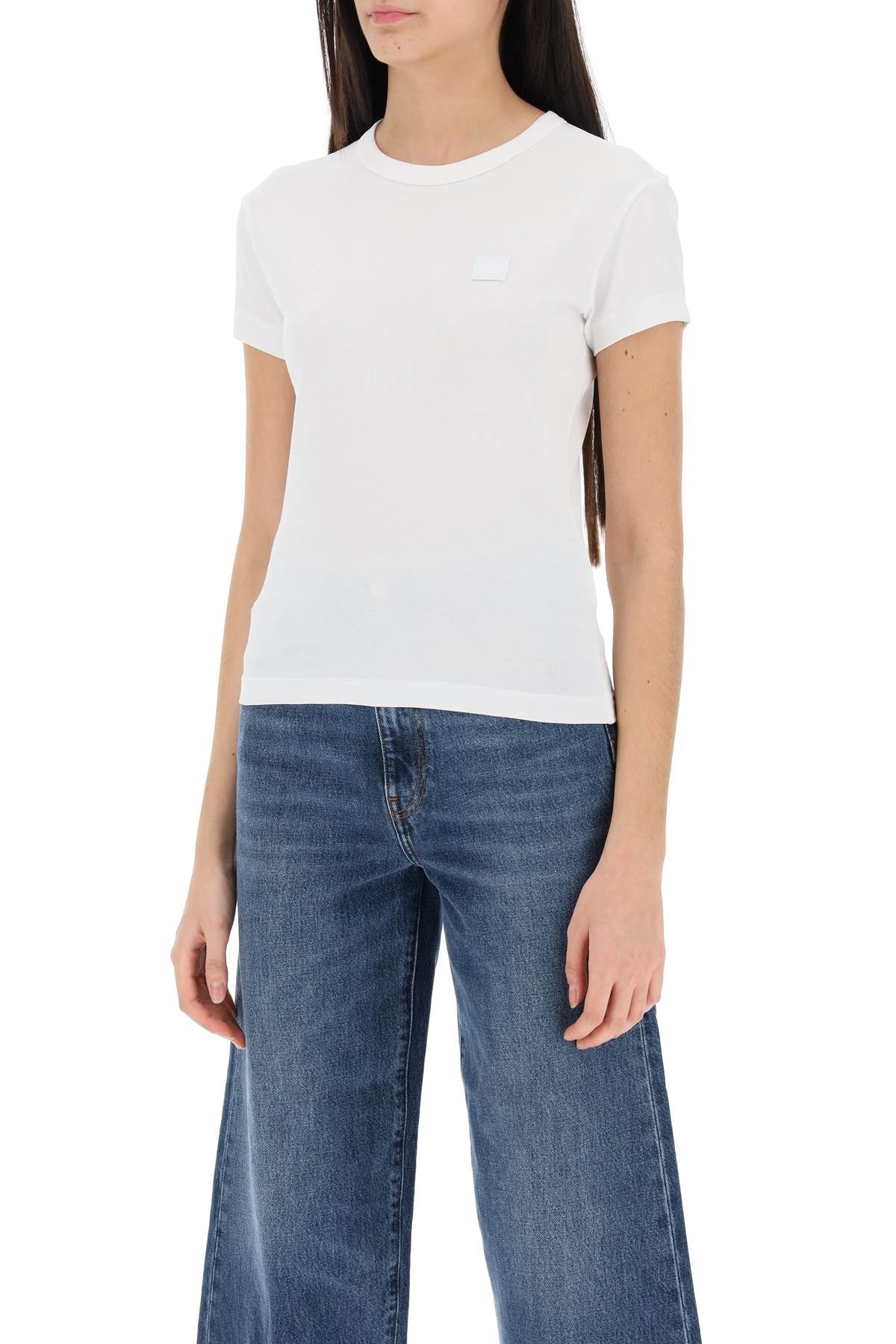 Acne Studios Acne studios crew-neck t-shirt with logo patch