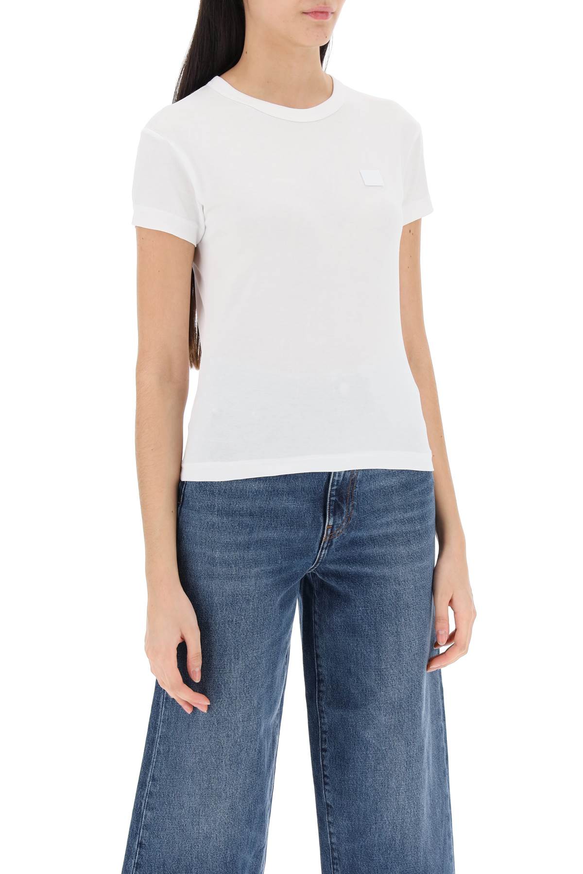 Acne Studios Acne studios crew-neck t-shirt with logo patch