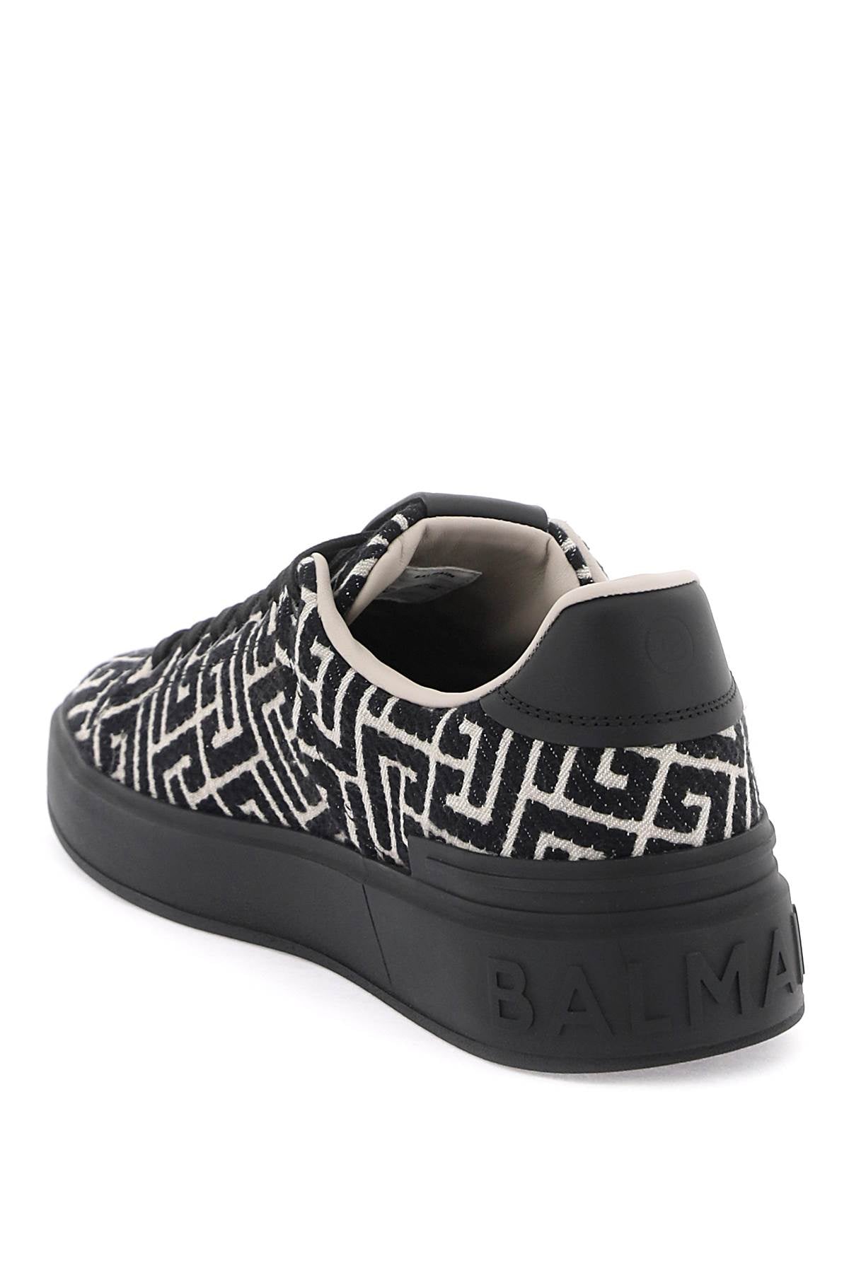 Balmain Balmain jacquard b-court sneakers