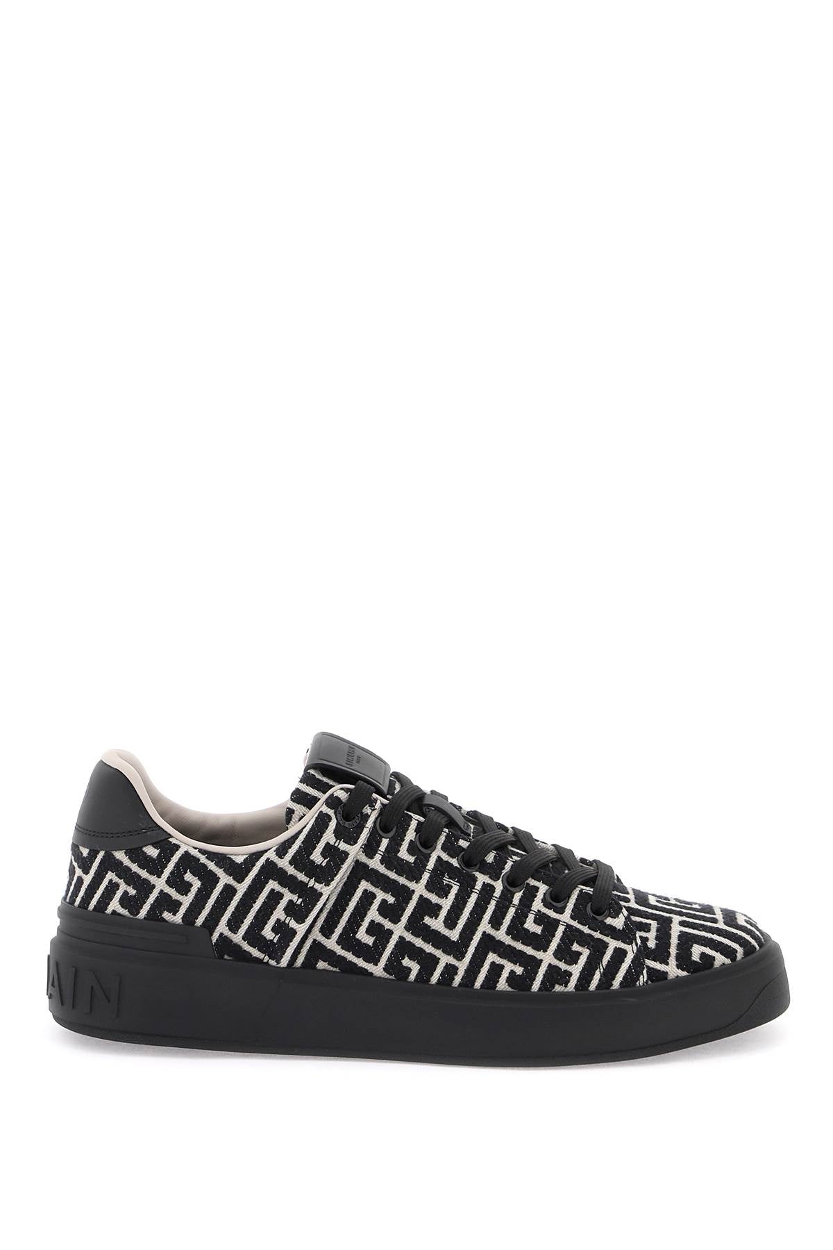 Balmain Balmain jacquard b-court sneakers