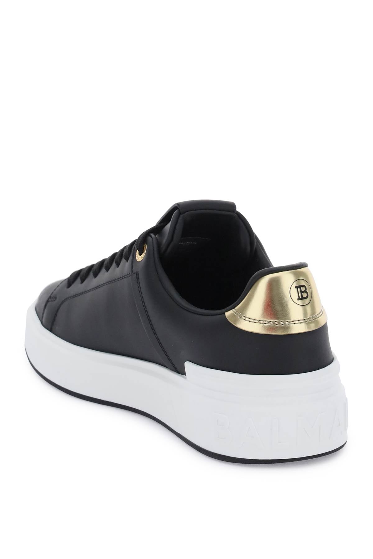 Balmain Balmain leather b-court sneakers