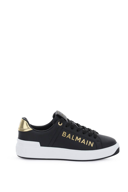 Balmain Balmain leather b-court sneakers