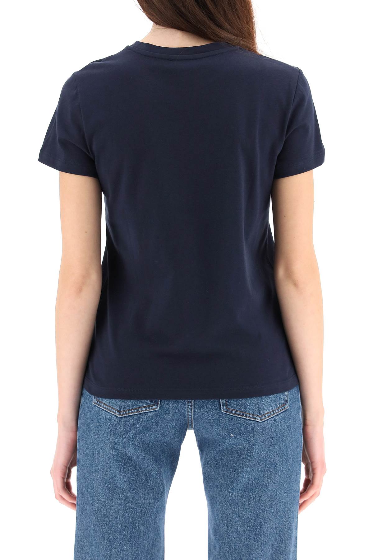 A.P.C. A.p.c. t-shirt with flocked vpc logo