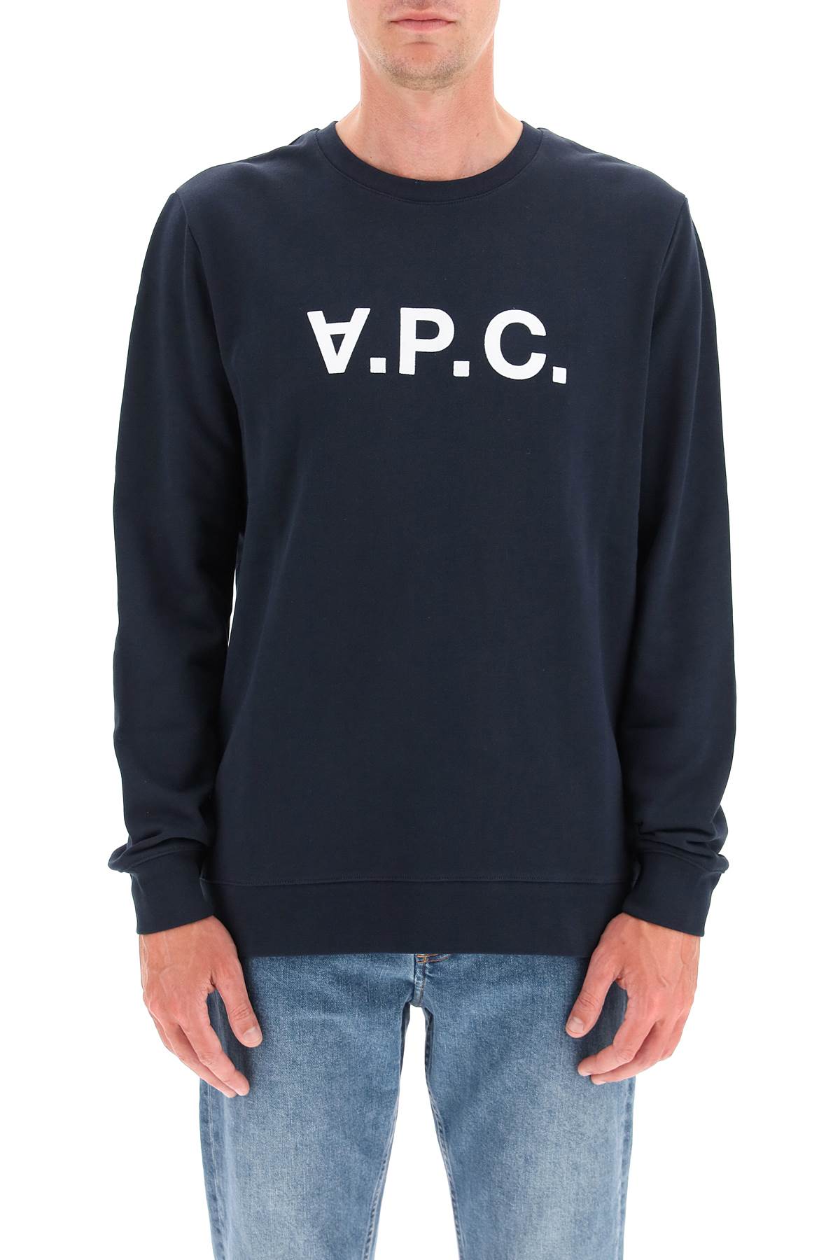 A.P.C. A.p.c. flock v.p.c. logo sweatshirt