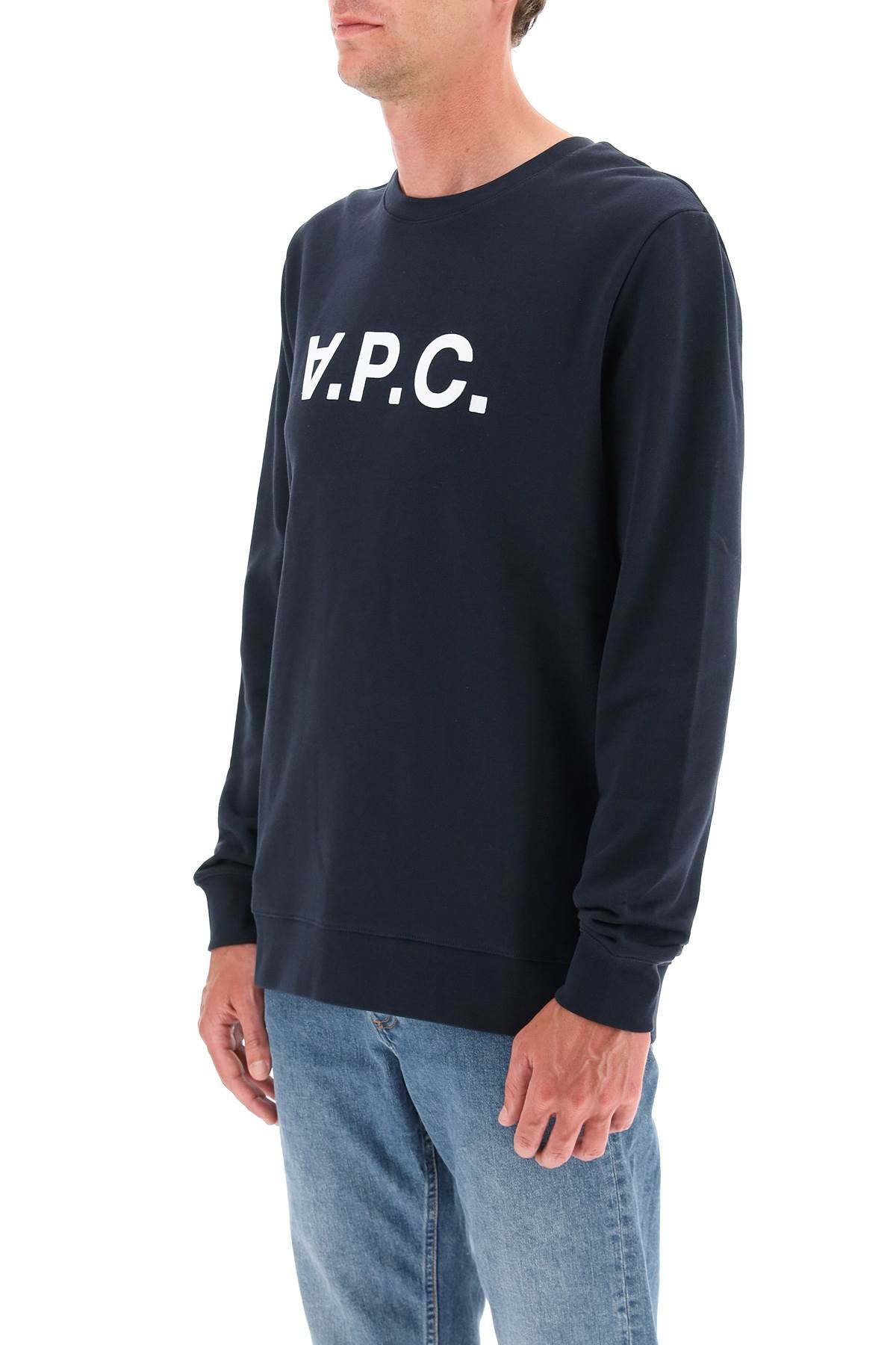 A.P.C. A.p.c. flock v.p.c. logo sweatshirt