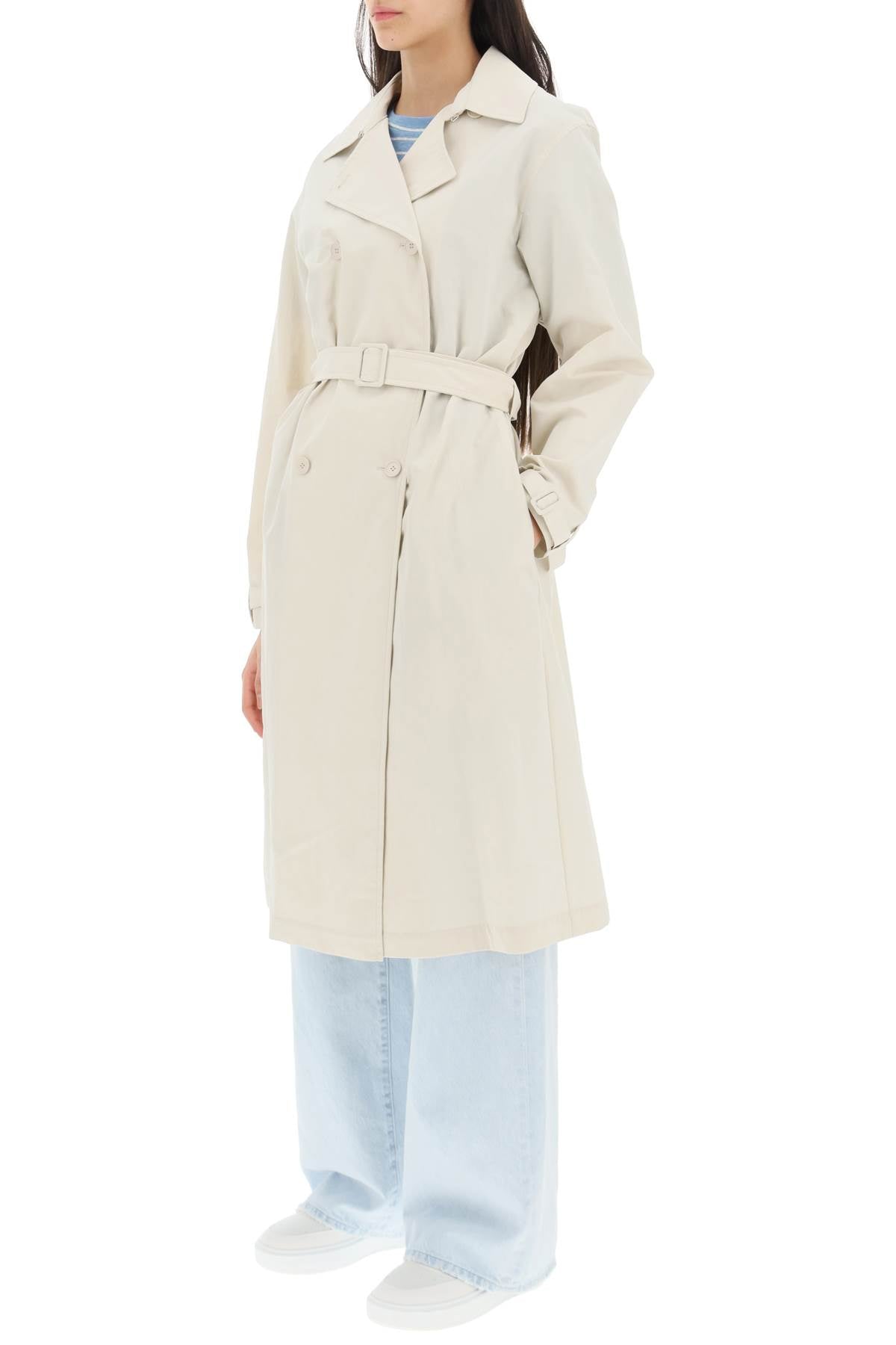 A.P.C. A.p.c. 'irene' double-breasted trench coat