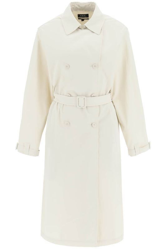 A.P.C. A.p.c. 'irene' double-breasted trench coat