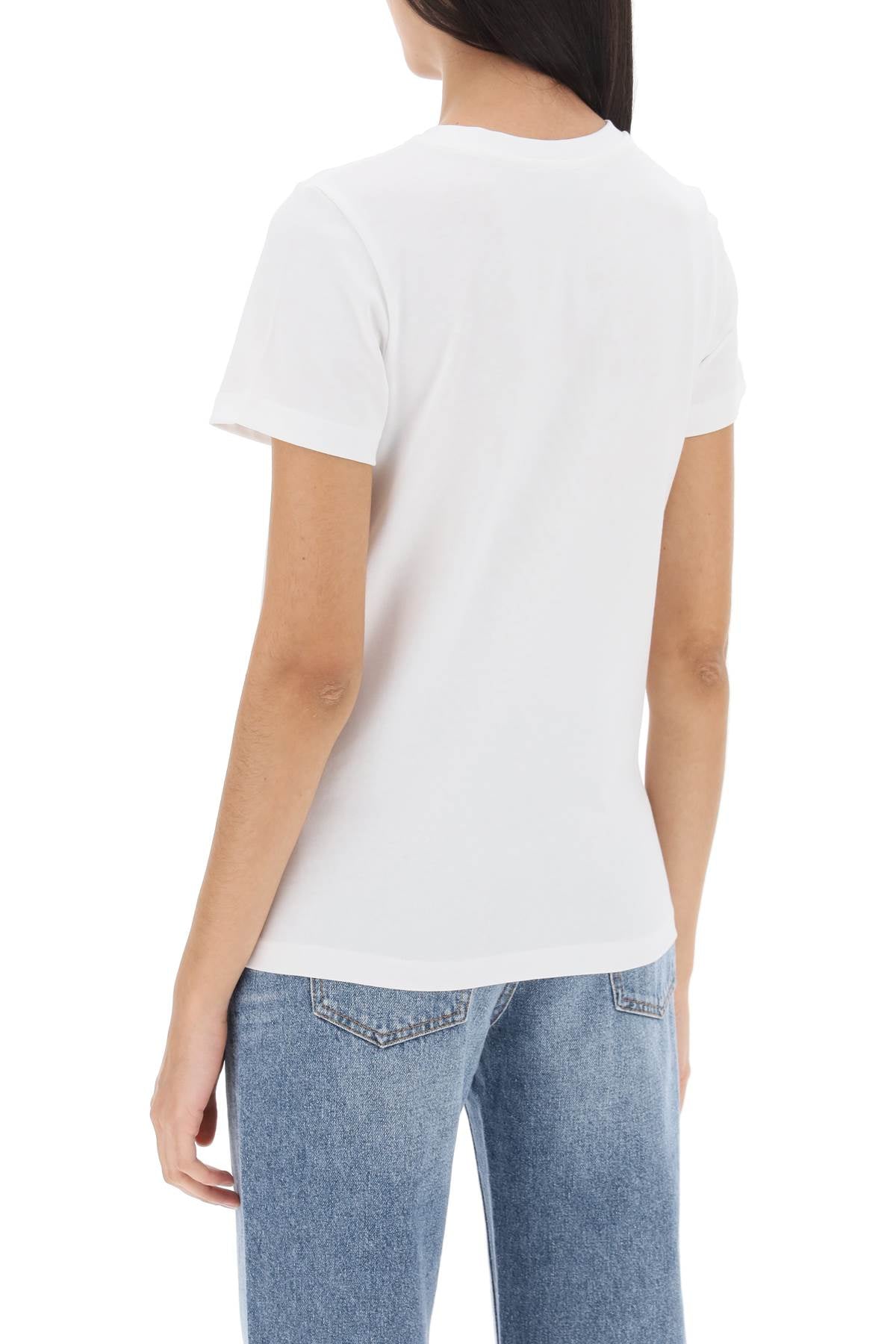 A.P.C. A.p.c. denise t-shirt with logo embroidery