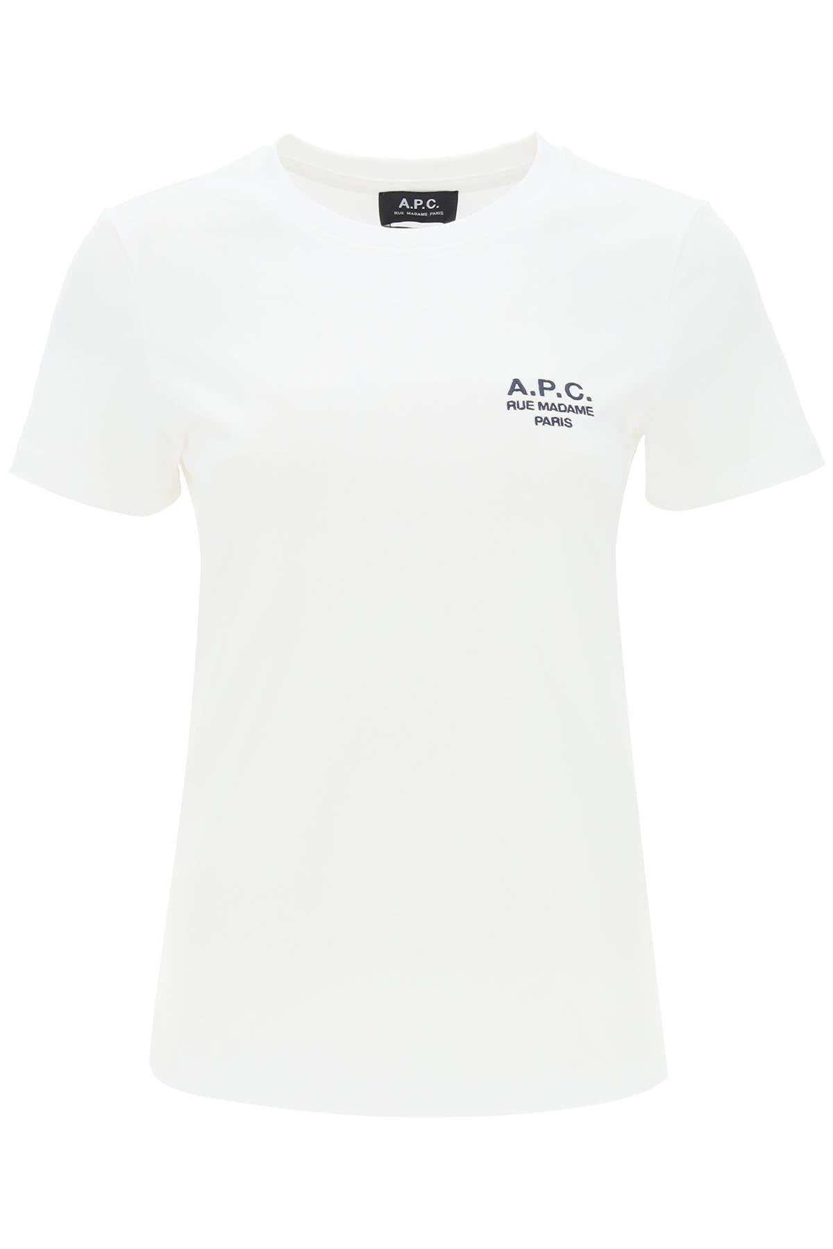 A.P.C. A.p.c. denise t-shirt with logo embroidery