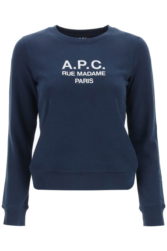 A.P.C. A.p.c. tina sweatshirt with embroidered logo