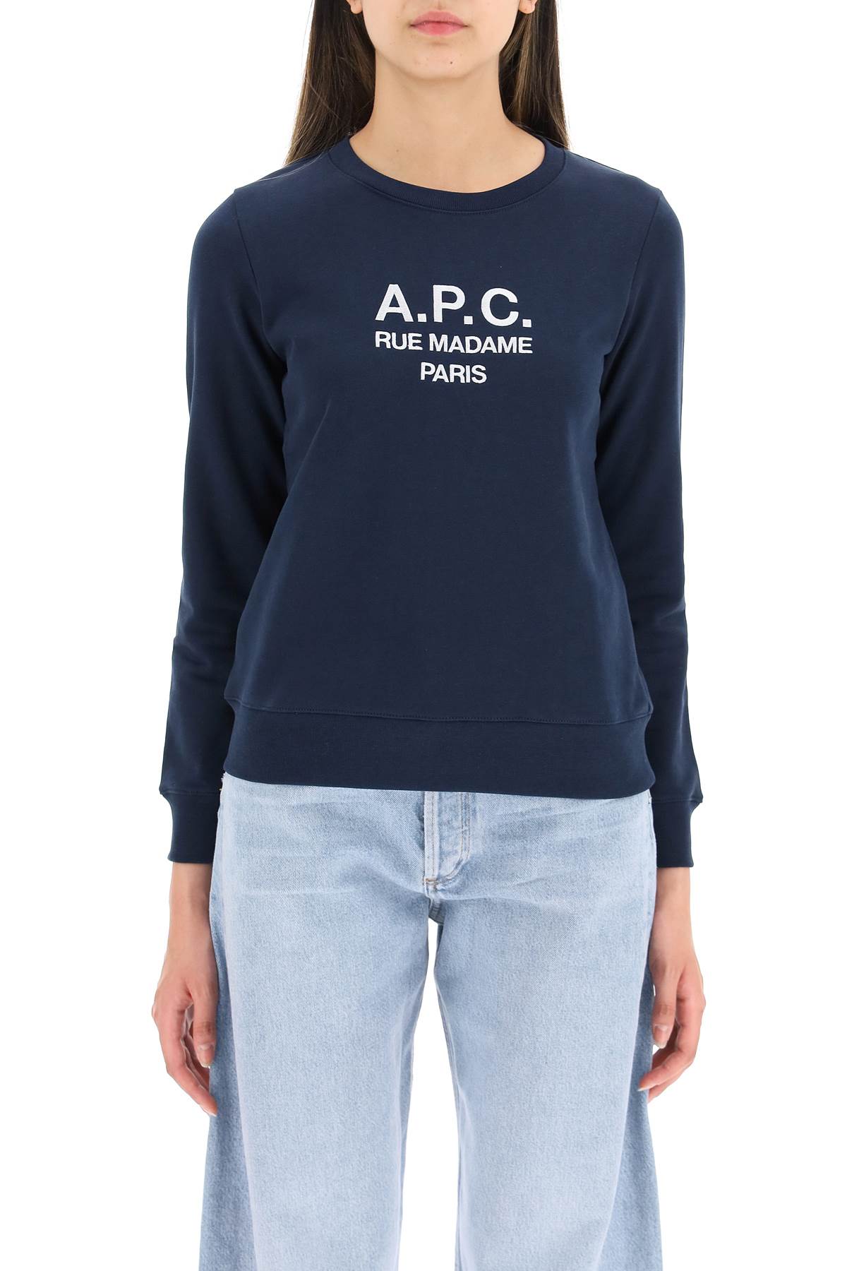 A.P.C. A.p.c. tina sweatshirt with embroidered logo