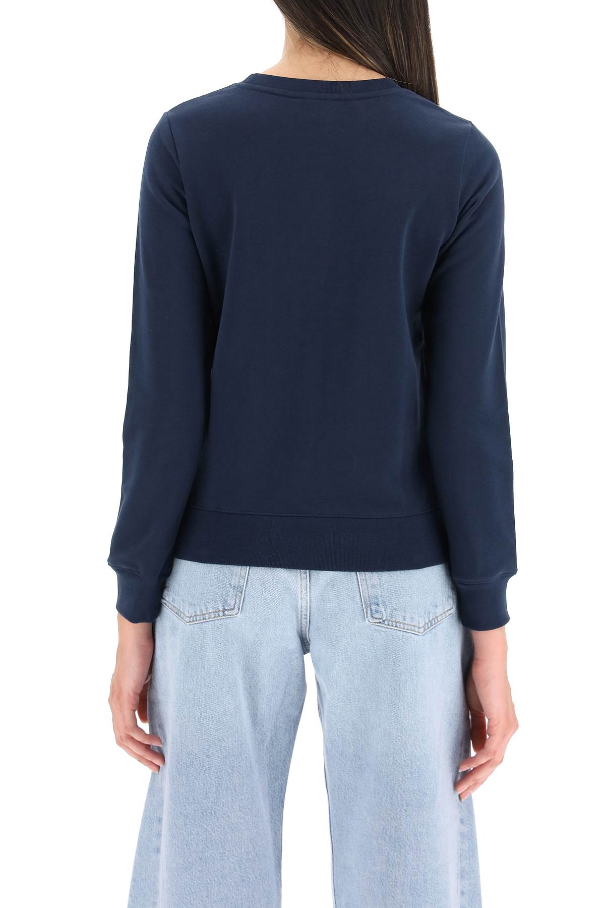 A.P.C. A.p.c. tina sweatshirt with embroidered logo