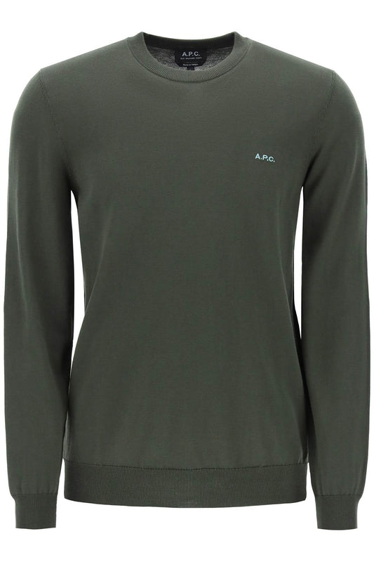 A.P.C. A.p.c. cotton crewneck pullover sweater by may