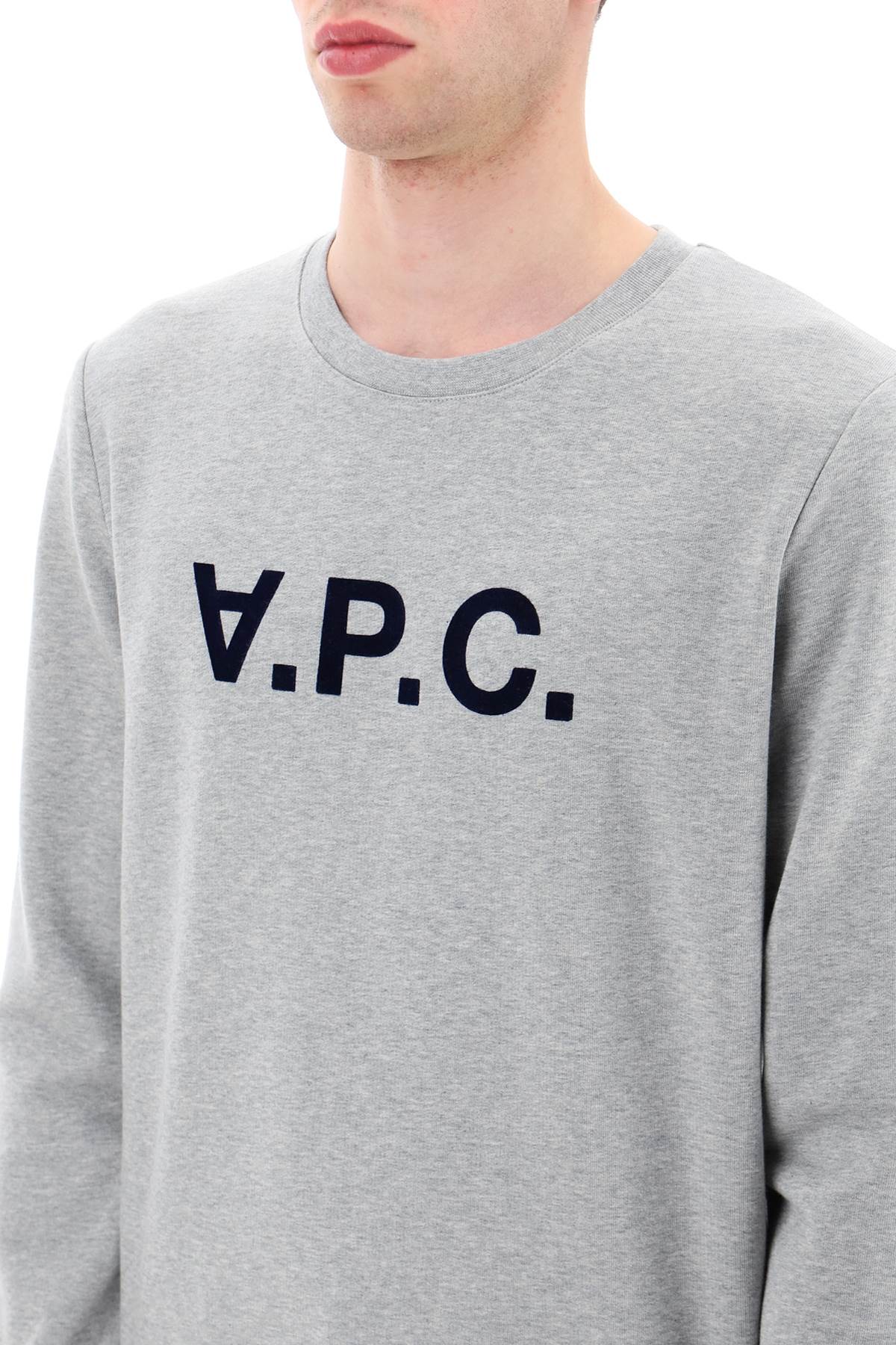 A.P.C. A.p.c. flock v.p.c. logo sweatshirt