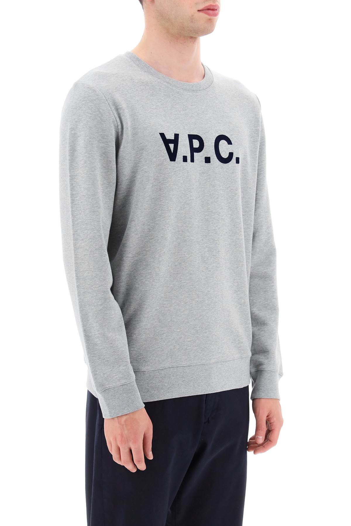 A.P.C. A.p.c. flock v.p.c. logo sweatshirt