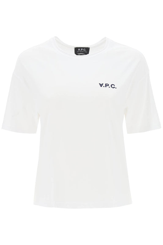 A.P.C. A.p.c. 'carol' boxy t-shirt with logo print