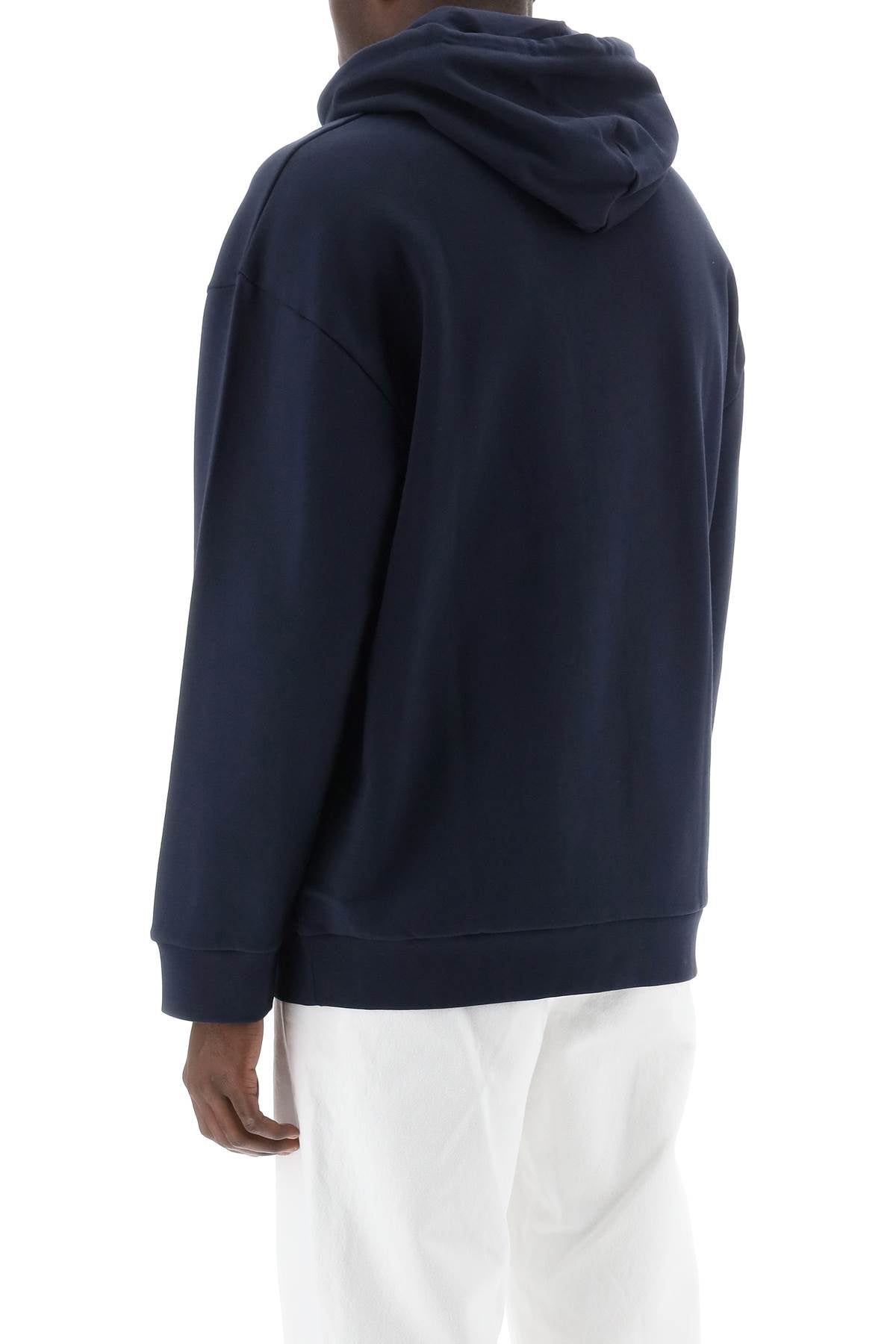 A.P.C. A.p.c. milo hoodie with flocked logo print