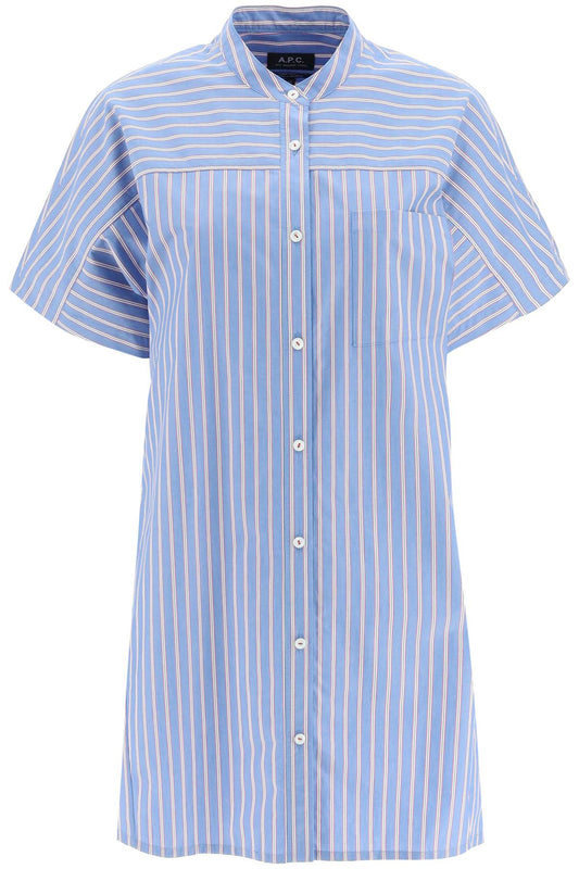 A.P.C. A.p.c. 'sharon' poplin mini dress