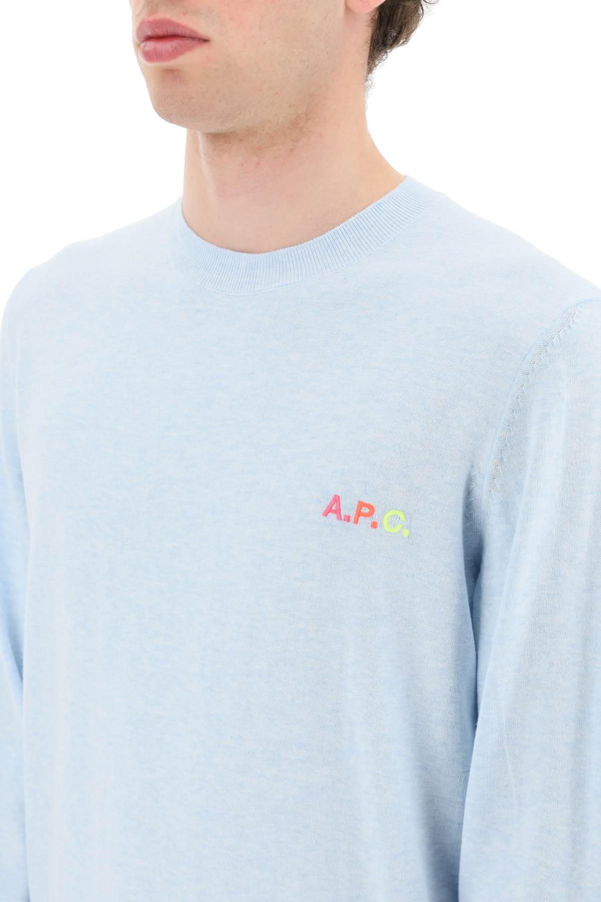 A.P.C. A.p.c. 'martin' pullover with logo embroidery detail