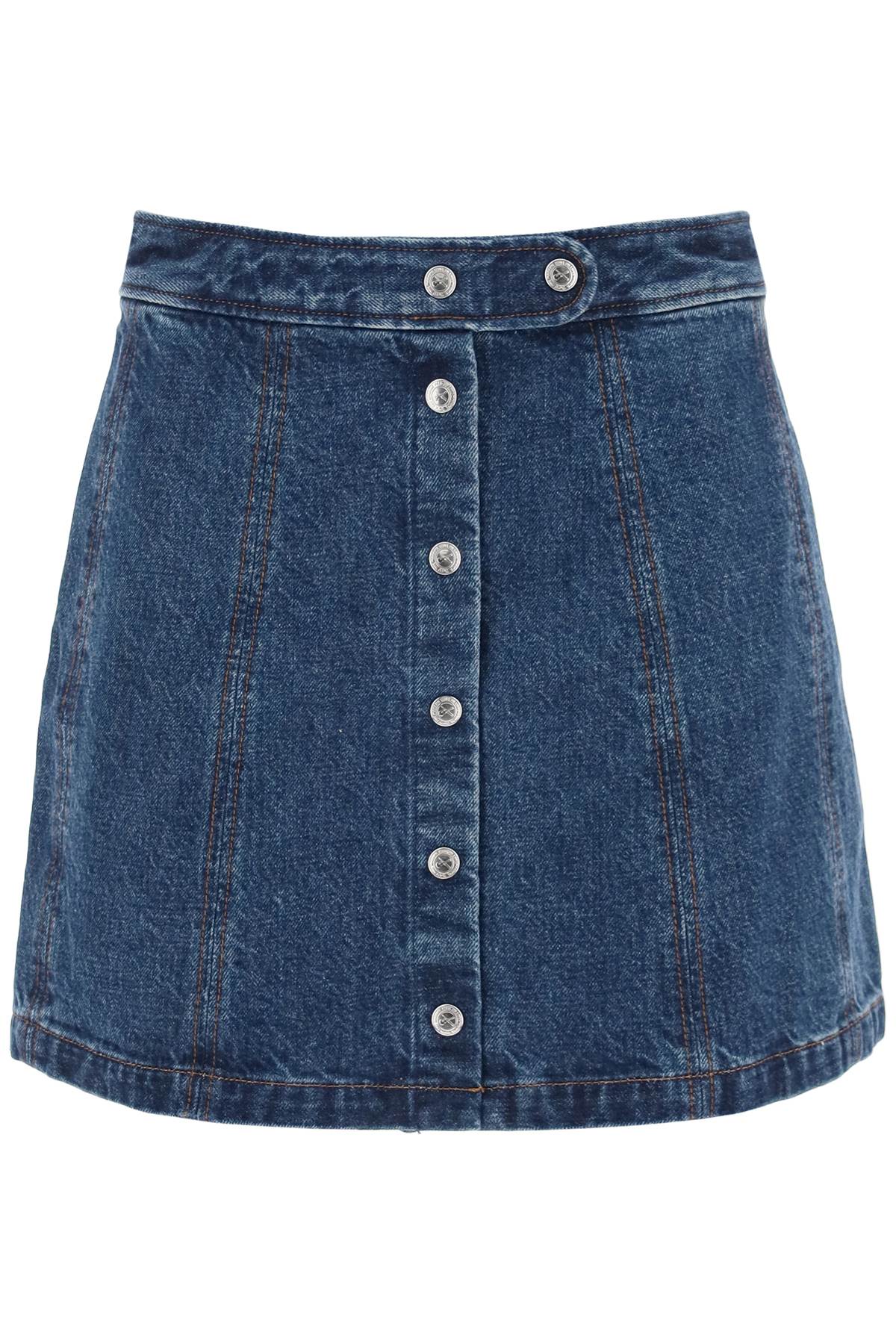 A.P.C. A.p.c. poppy denim mini skirt