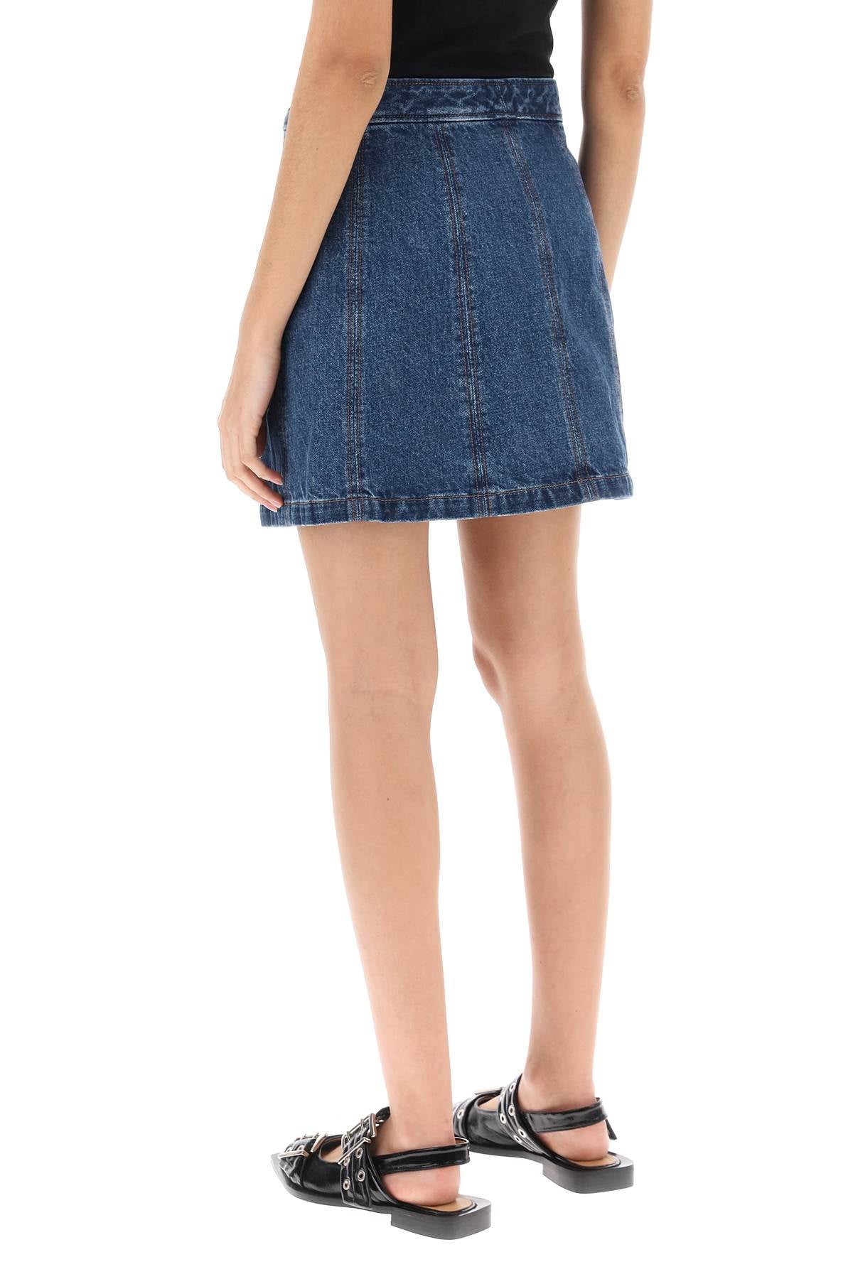 A.P.C. A.p.c. poppy denim mini skirt