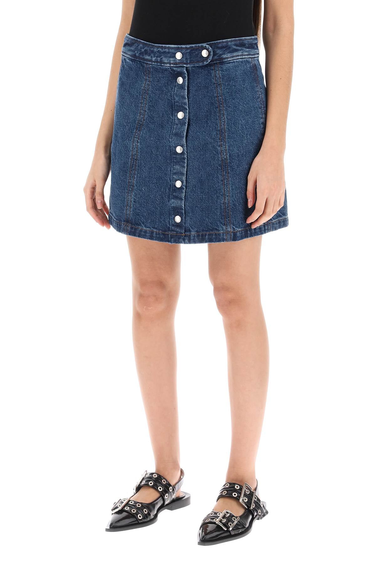 A.P.C. A.p.c. poppy denim mini skirt