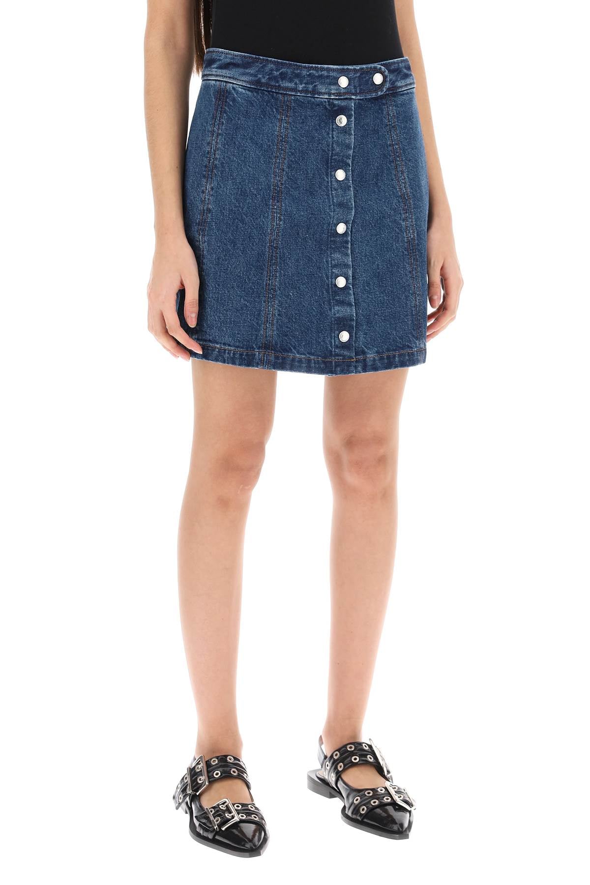 A.P.C. A.p.c. poppy denim mini skirt