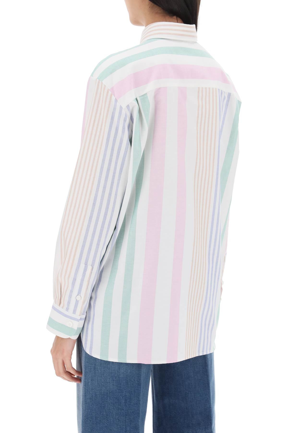 A.P.C. A.p.c. sela striped oxford shirt